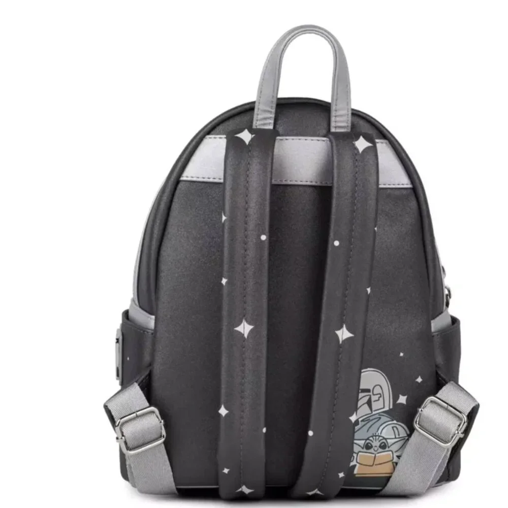 LOUNGEFLY‎ Disney Star Wars The Mandalorian & Grogu Loungefly GITD Mini Backpack
